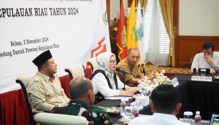 Ciptakan Pilkada Aman dan Lancar, Marlin Agustina Pimpin Rapat Koordinasi Forkopimda Kepri