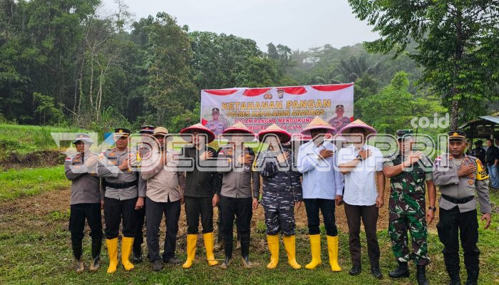Kapolres Ajak Masyarakat Anambas Dukung Program Ketahanan Pangan Presiden