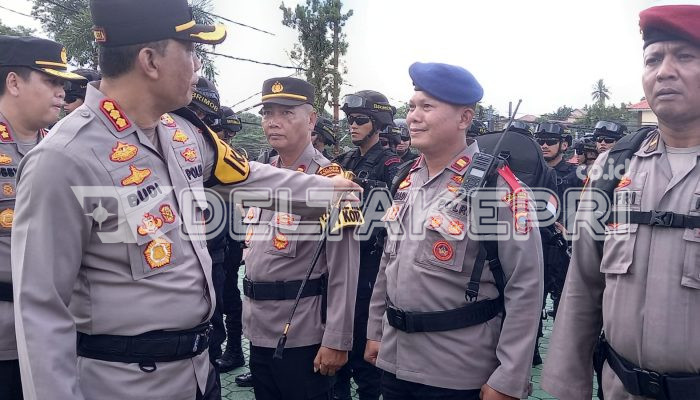 Usai Pimpin Apel Pasukan, Kapolresta Sebut Semua TPS di Tanjungpinang Rawan