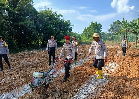 Jalankan Program Asta Cita, Polsek Bintan Utara Manfaatkan Lahan di Asrama Polri