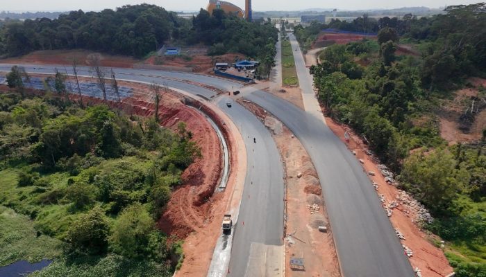 Pembangunan Jalan Alternatif Bandara Hang Nadim Capai Progres 75,41%