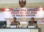 Cegah Kejahatan Jelang Natal, Polres Bintan Mulai Lakukan Latpraops