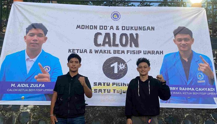 Aidil-Herry Menang Telak di Pemilihan BEM FISIP UMRAH
