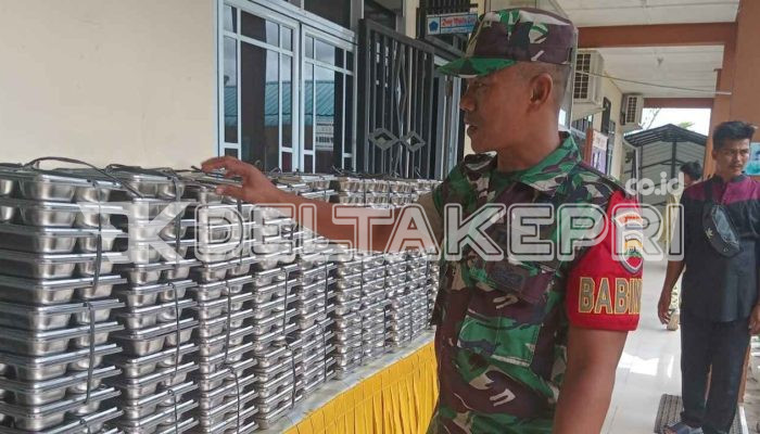 Serentak se Indonesia, 1.166 Siswa SMPN 4 Tanjungpinang dapat Makan Bergizi