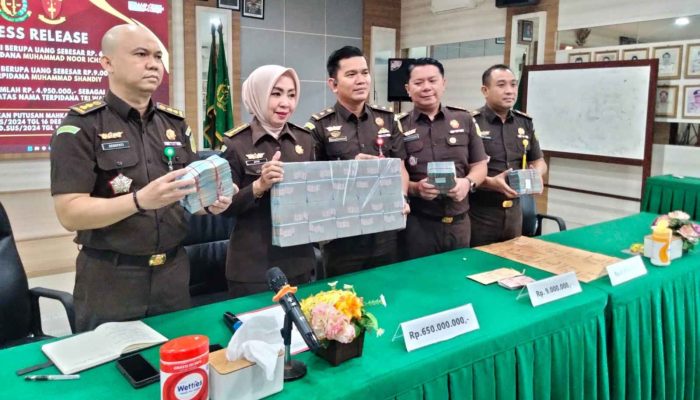 Kejari Tanjungpinang Eksekusi Kerugian Negara dari Tiga Terpidana
