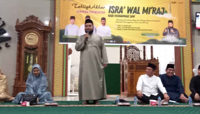 Bupati Roby Sebut Isra Mi’raj Momentum untuk Evaluasi Diri