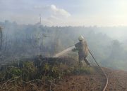 Kebakaran Lahan Kosong di Jalan Abadi Berhasil Dipadamkan
