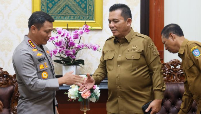 Sambut Kunjungan Kapolresta dan Ketua Pengadilan Tinggi, Gubernur Sebut Sinergi Itu Penting