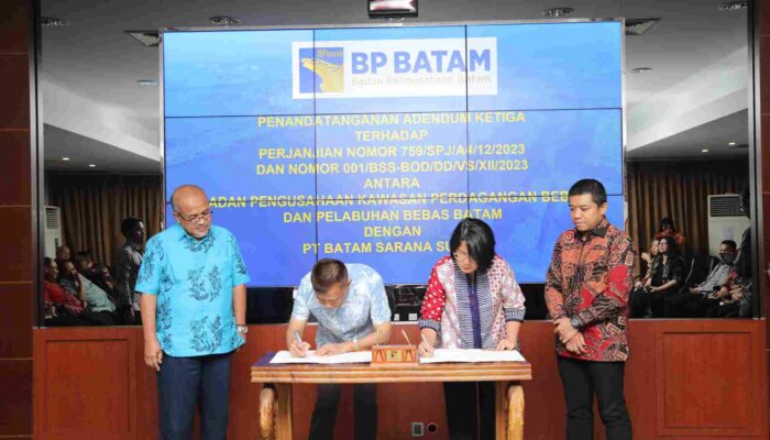 Komitmen BP Batam bersama PT Batam Sarana Surya Wujudkan Energi Baru Terbarukan