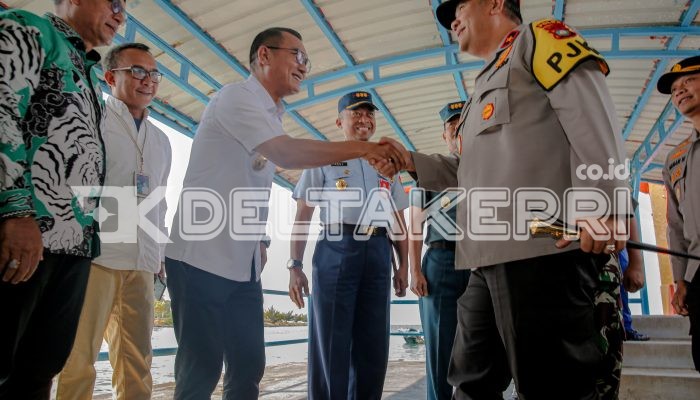 Utusan Khusus Pelindo Sambut Kedatangan Kapolda Kepri di Pelabuhan Sri Bintan Pura