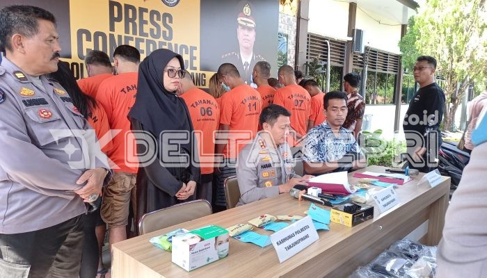 Peredaran Narkoba di Tanjungpinang Dibongkar, 16 Tersangka Terancam 20 Tahun Penjara