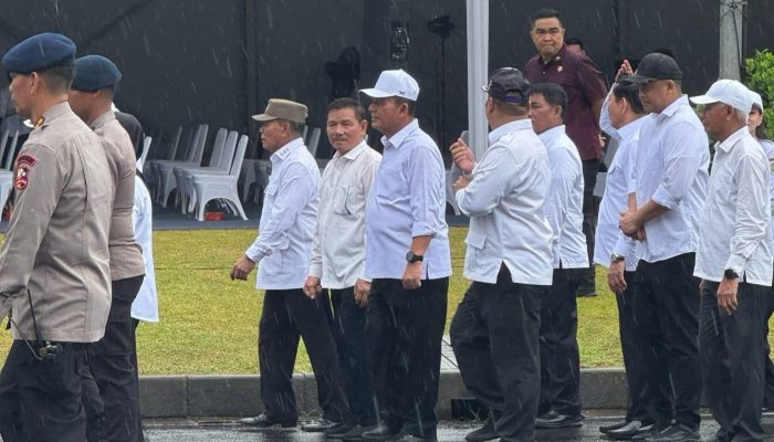 Hujan Tak Surutkan Semangat, Ansar Ahmad-Nyanyang Haris Ikuti Gladi Bersih di Monas