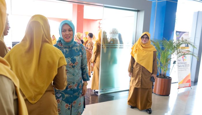 Hari Pertama Ngantor, Wabup Bintan Deby Maryanti Tinjau Program Unggulan
