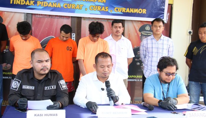 Jambret Gasak Gelang Emas di Batam, Polisi Amankan Dua Pelaku