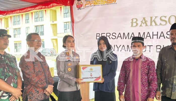 Kapolres Salurkan Bantuan Sosial untuk Mahasiswa dan Masyarakat