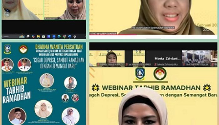 Cegah Depresi, DWP RSJKO EHD Kepri Gelar Webinar Sambut Ramadhan dengan Semangat Baru