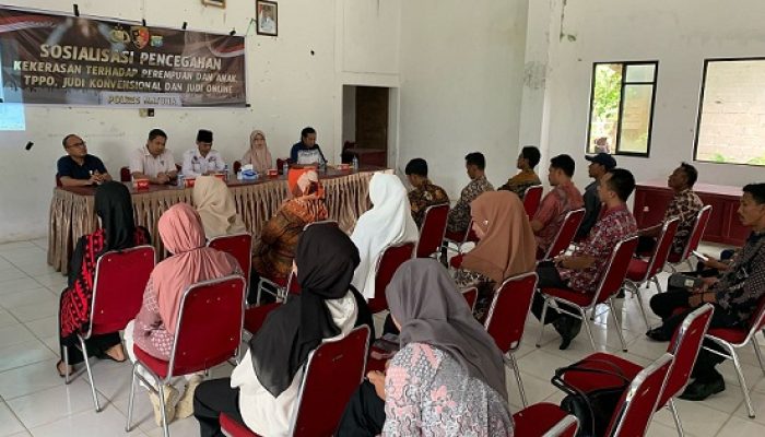 Antisipasi Kriminalitas, Polres Natuna Gelar Sosialisasi di Hadapan Masyarakat Bunguran Timur