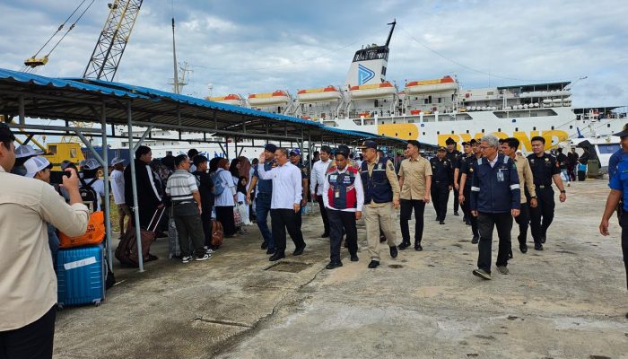 3.600 Pemudik Berangkat ke Medan, Wagub Kepri Tinjau Kesiapan KM Kelud