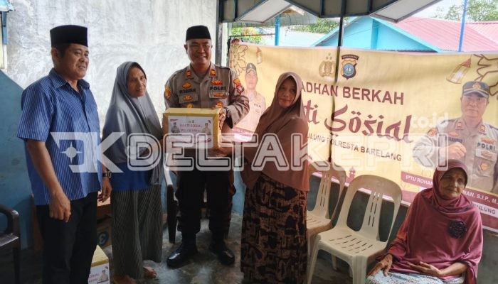 Polsek Sagulung Salurkan Bantuan untuk Kaum Dhuafa