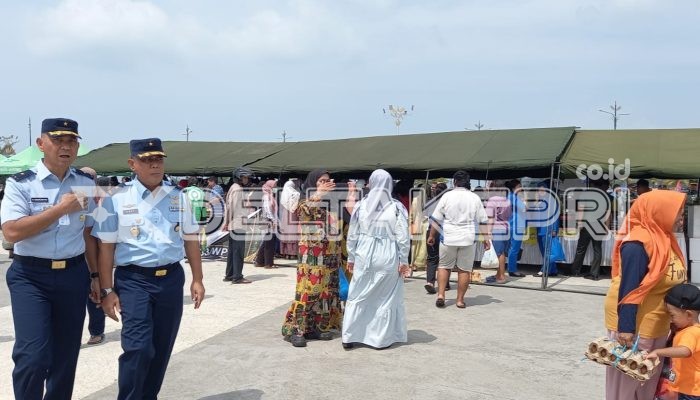 Harga Murah! Beras dan Telur Laris Manis di Bazaar TNI Tanjungpinang