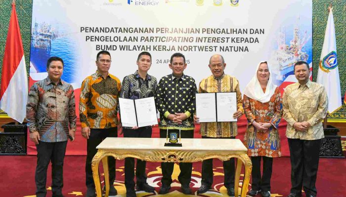 BUMD Kepri Resmi Kelola PI 10% North West Natuna, Ini Harapan Gubernur