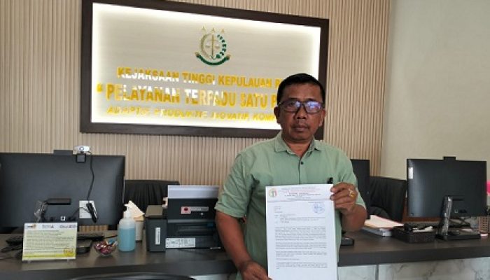 Pembangunan Gedung BPTD Kepri Tahun 2024 Disorot, LSM Buat Laporan ke Kejati