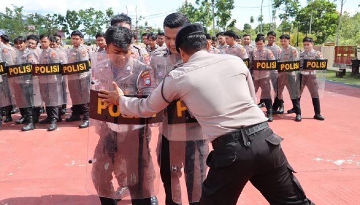 Antisipasi Unjuk Rasa, Polres Bintan Tingkatkan Kesiapsiagaan Lewat Latihan Dalmas