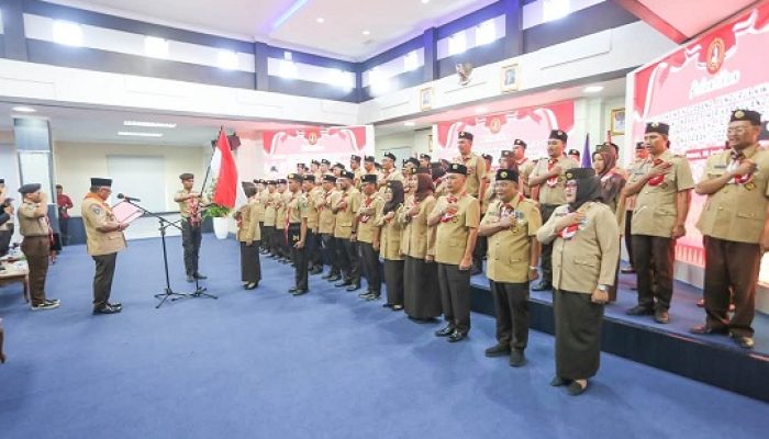 Kwarcab Pramuka Tanjungpinang Resmi Dilantik, Weni Ajak Pengurus Bergerak dengan Cinta