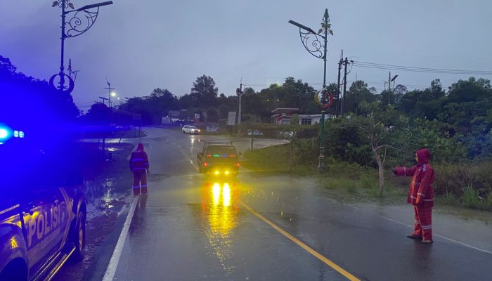 Tanjungpinang Diguyur Hujan Deras, Polisi Imbau Warga Tetap Waspada