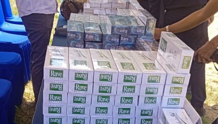 223 Bal Rokok Ilegal Tanpa Cukai Dibakar, Negara Selamatkan Rp 3 Miliar