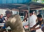 Kios Tak Terpakai di Simpang Jalan Dibongkar Satpol PP Tanjungpinang