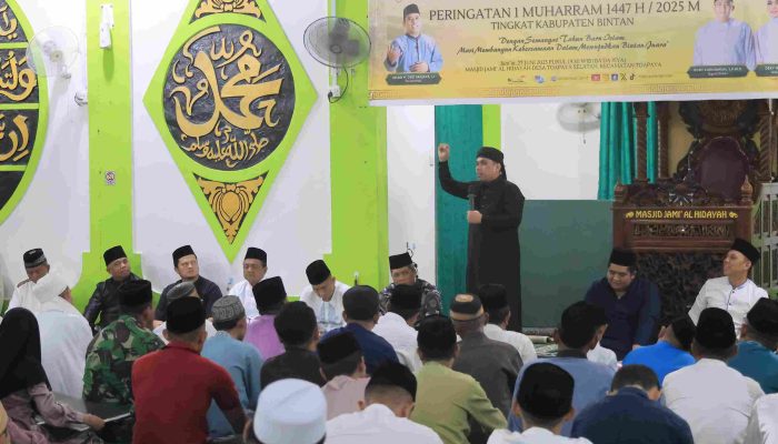Peringati Tahun Baru Islam, Bupati Roby: Ukhuwah Insaniyah dan Islamiyah Kunci Bintan Juara
