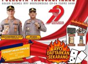 Polresta Tanjungpinang Ajak Warga Main Domino, Hadiahnya Kulkas hingga Sepeda!