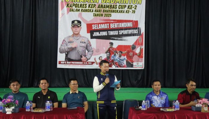 Sportivitas dan Kebersamaan Warnai Kapolres Cup II di Anambas