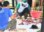 Lapas Sembelih 9 Hewan Kurban, Termasuk Bantuan dari Gubernur Ansar