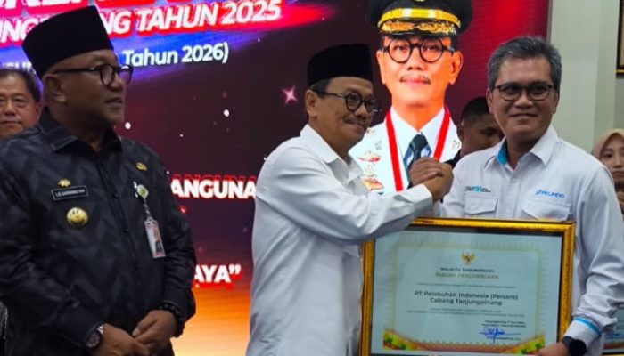Pelindo Tanjungpinang Terima Penghargaan dari Pemko atas Peran dalam Pembangunan Kota