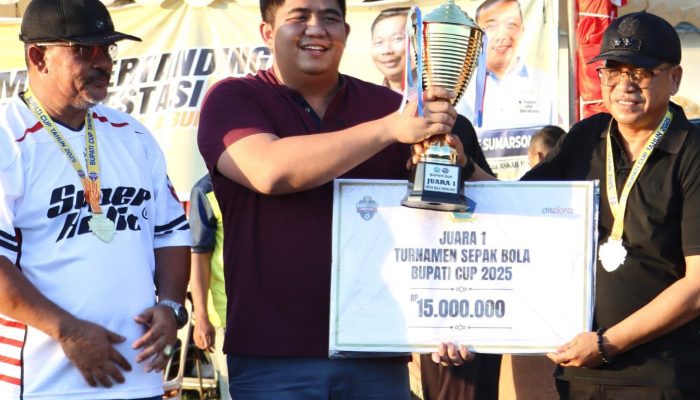 Busung Fc Juara Lagi, Taklukkan Exceel Fc 1-0 di Final Bupati Cup 2025