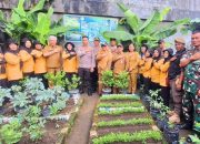 HUT Bhayangkara ke-79, Polda Kepri Apresiasi Peran Ibu-Ibu Tani di Bukit Cermin