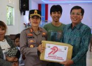 Sambut Hari Bhayangkara, Polres Bintan Bantu Warga Lewat Aksi Sosial