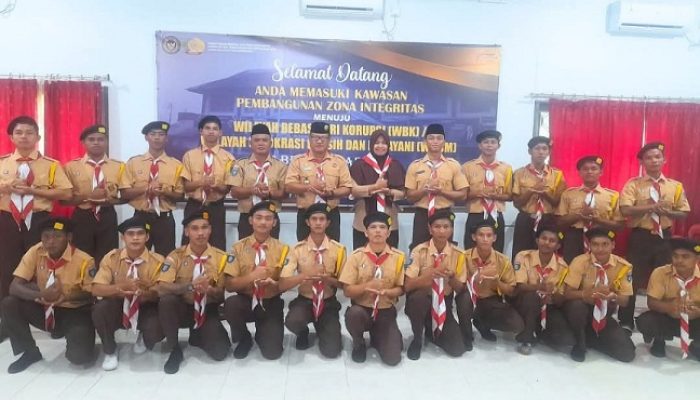 Warga Binaan Tampil dengan Seragam Pramuka, Lapas Tanjungpinang Ikut Perkemahan Nasional