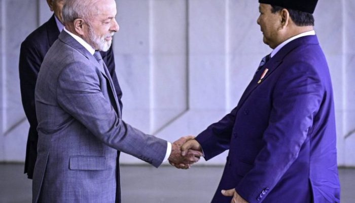 Prabowo Disambut Meriah di Brasil