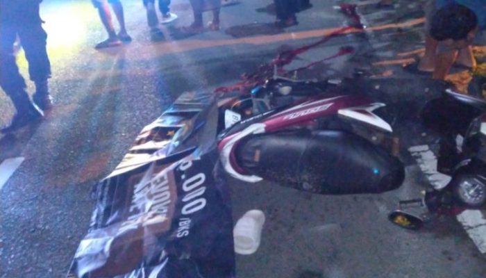 Tragis! Pengendara Tewas di Jalan Kemboja, Video Kecelakaan Viral di Medsos