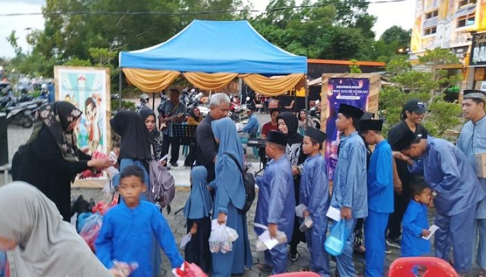 Anak Yatim Tersenyum, Bazar Berkah Berbagi dengan Dua Panti Asuhan