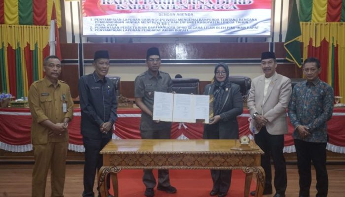 DPRD Lingga Setujui RPJMD 2025–2029, Arah Pembangunan Daerah Resmi Ditetapkan