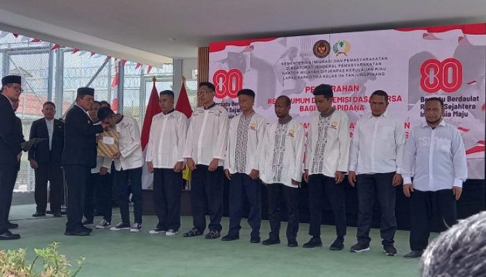 Gubernur Ansar Serahkan Remisi HUT RI di Lapas Narkotika Tanjungpinang