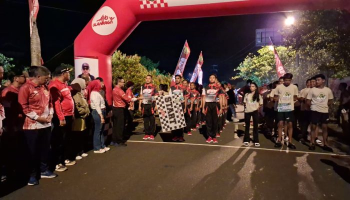 Gerak Jalan 45 Km Jadi Magnet Warga, Tanjungpinang Penuh Semarak HUT RI ke-80