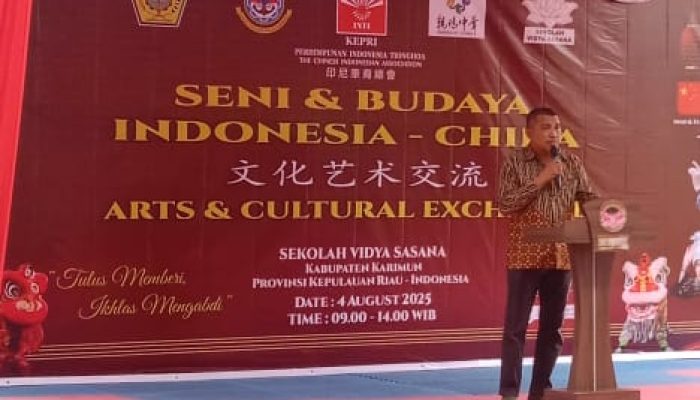 Seni Budaya Indonesia–China di Karimun, Wabup: Saatnya Perkenalkan Indonesia ke Dunia