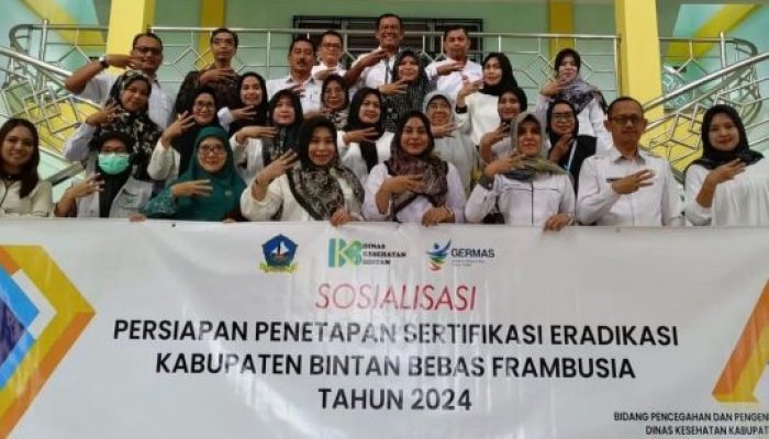 Bintan Jadi Satu dari 90 Daerah Bebas Frambusia, Roby: Hasil Kolaborasi Semua Pihak
