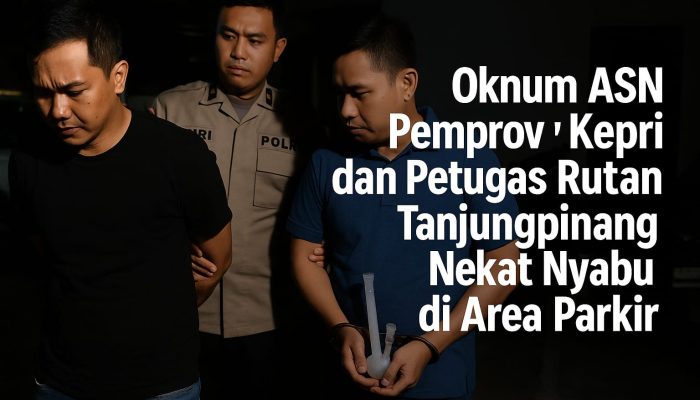 Tak Malu-Malu, Oknum ASN & Petugas Rutan Tanjungpinang Pakai Sabu di Parkiran