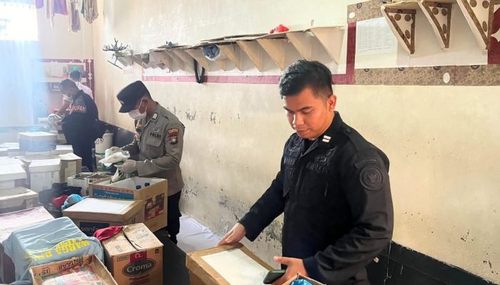 Cegah Peredaran Narkoba, Rutan Batam Gelar Razia Bersama Aparat Penegak Hukum